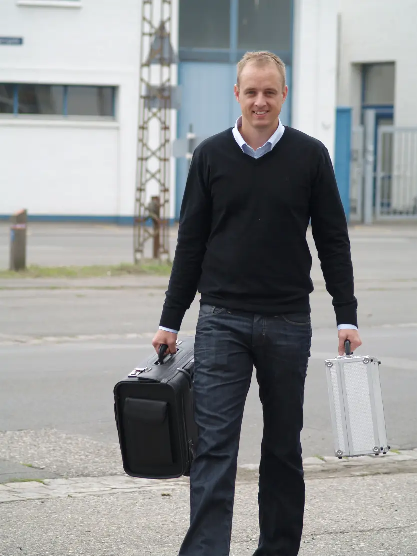danny ejer af den mobile høreklinik i Odense